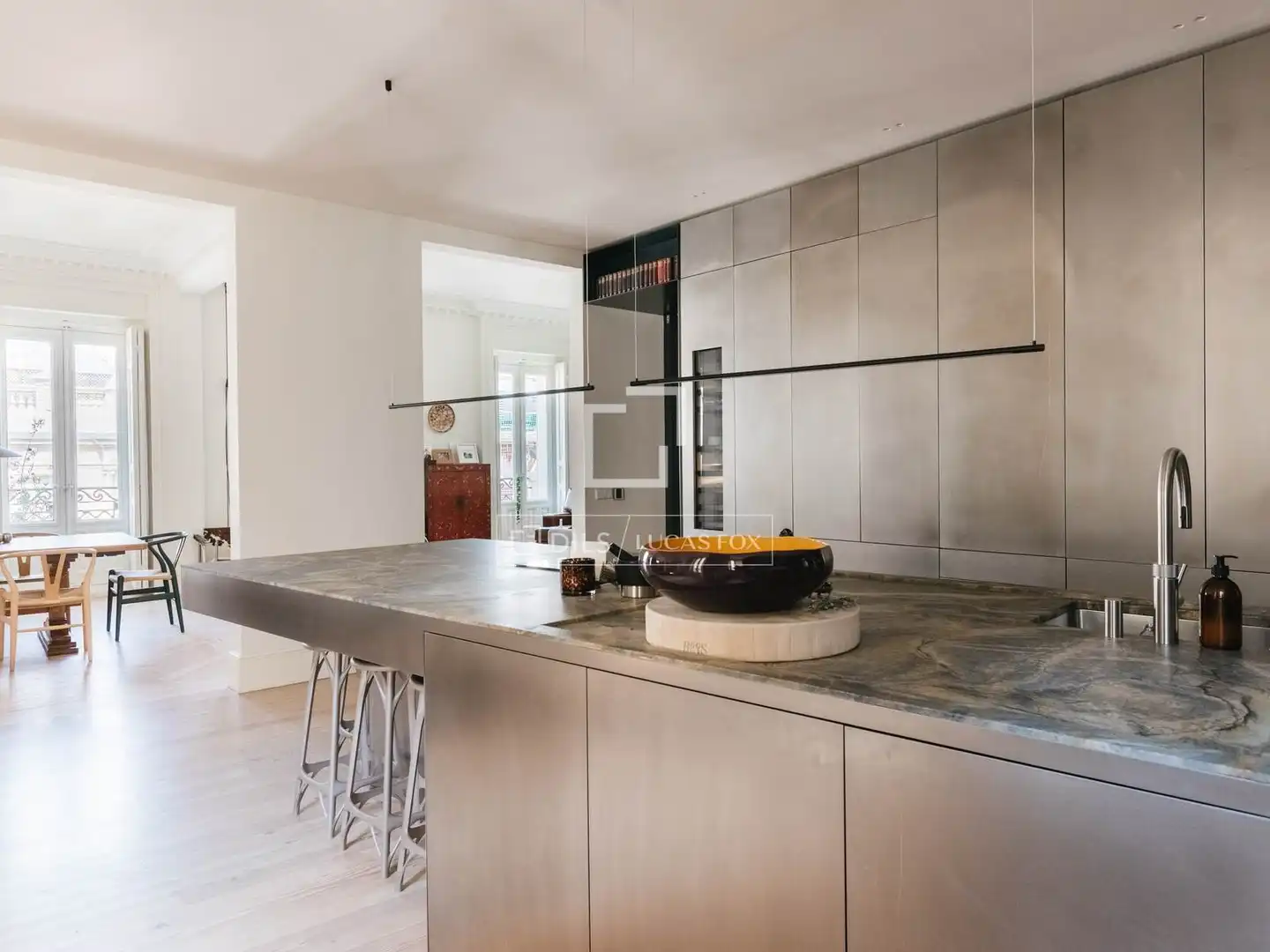 Cocina de Piso de alquiler en Salamanca con Aire acondicionado, Amueblado y Balcón