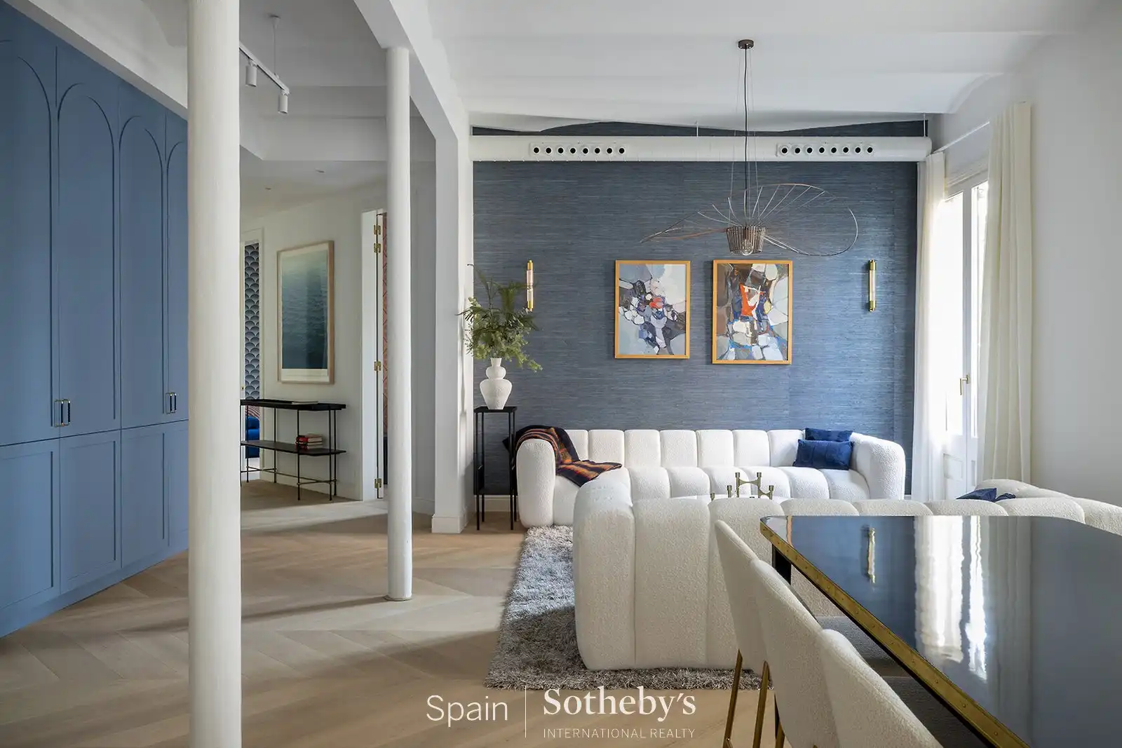 Sala de estar de Apartamento en venta en Barcelona con Aire acondicionado y Terraza