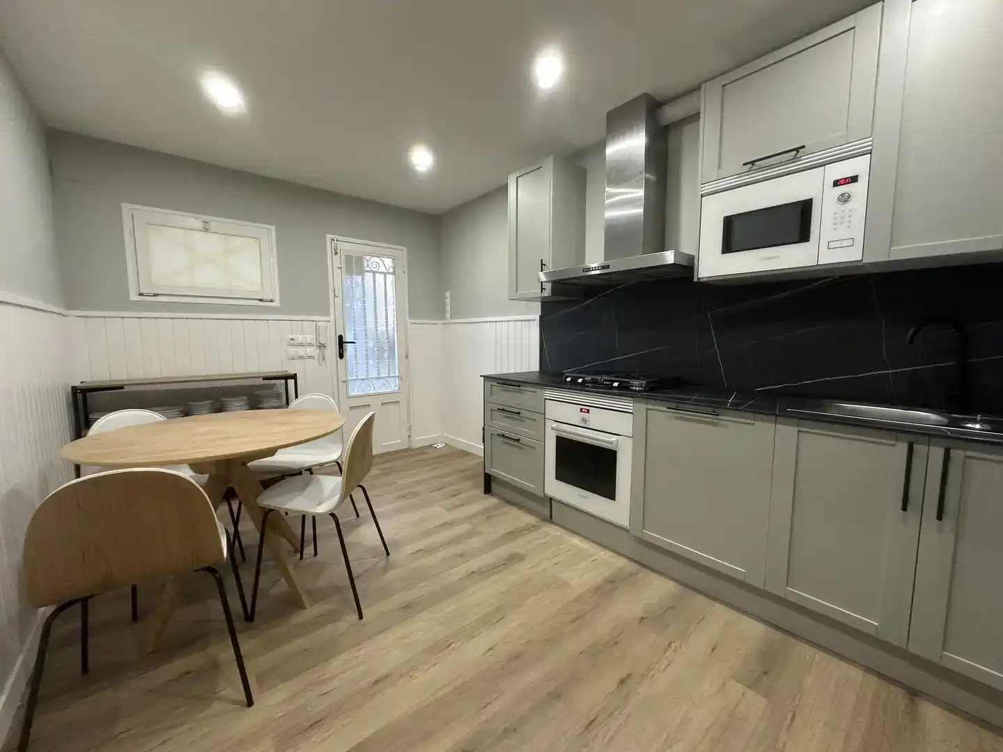 Kitchen of Houses for rent in Teià  with Air Conditioner, Private garden and Parquet flooring