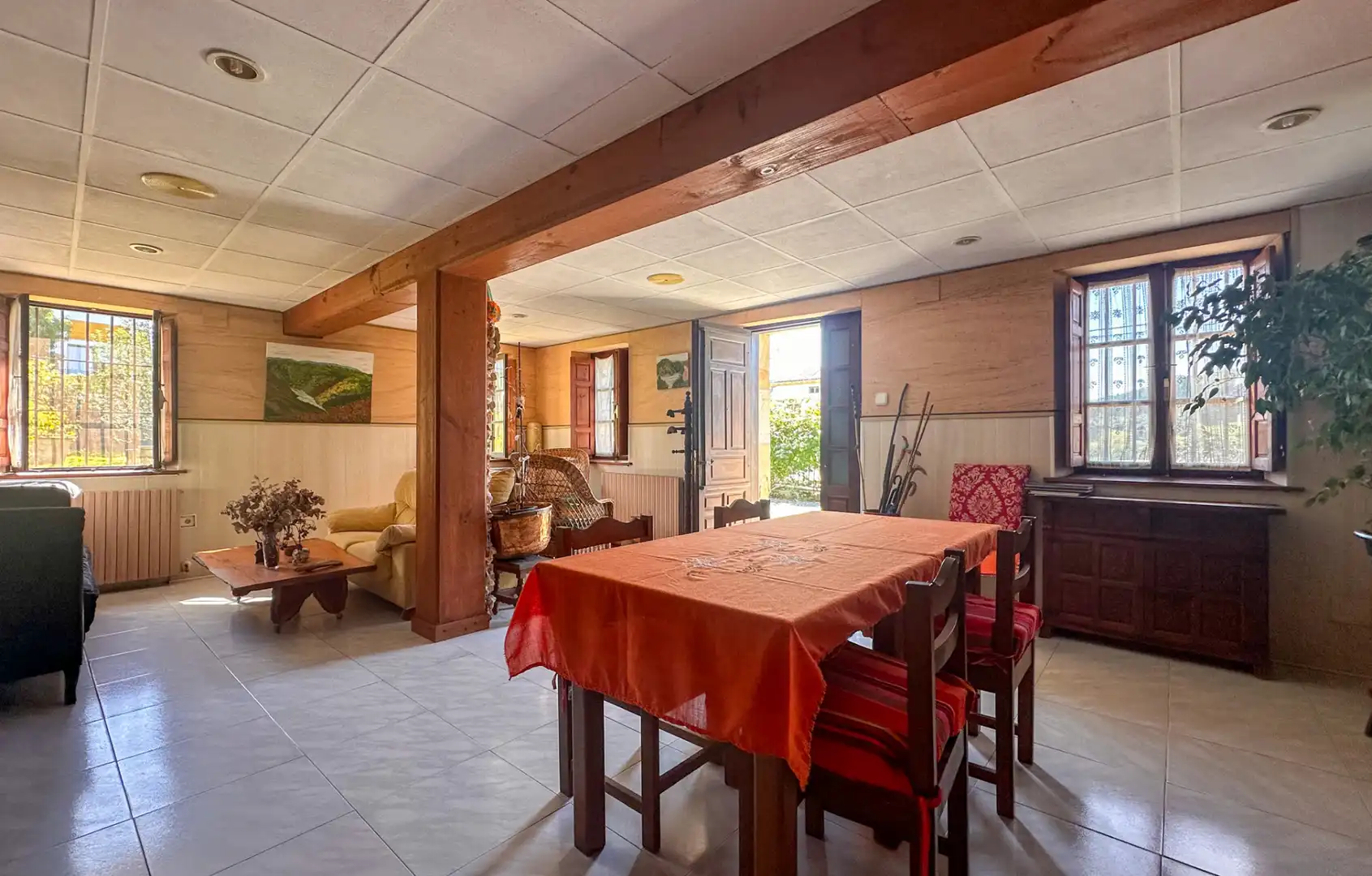Comedor de Casa o chalet en venta en Alfoz de Lloredo con Calefacción, Jardín privado y Terraza