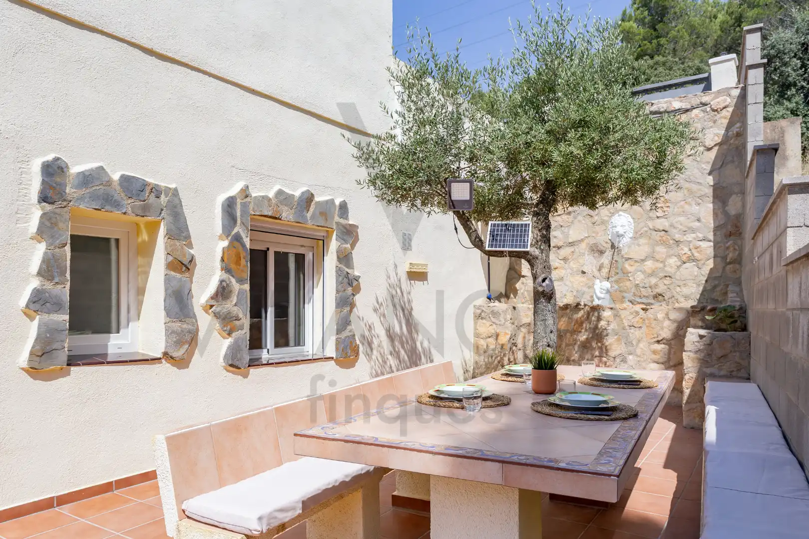 Terraza de Casa o chalet en venta en Cabra del Camp con Aire acondicionado, Calefacción y Jardín privado