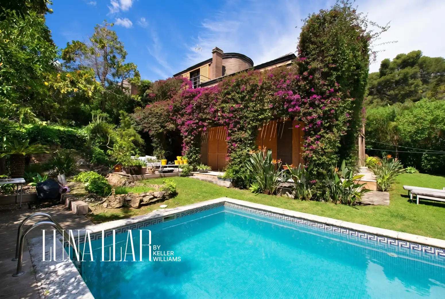 Garten von Haus oder Chalet zum Verkauf in Castelldefels mit Terrasse und Schwimmbad