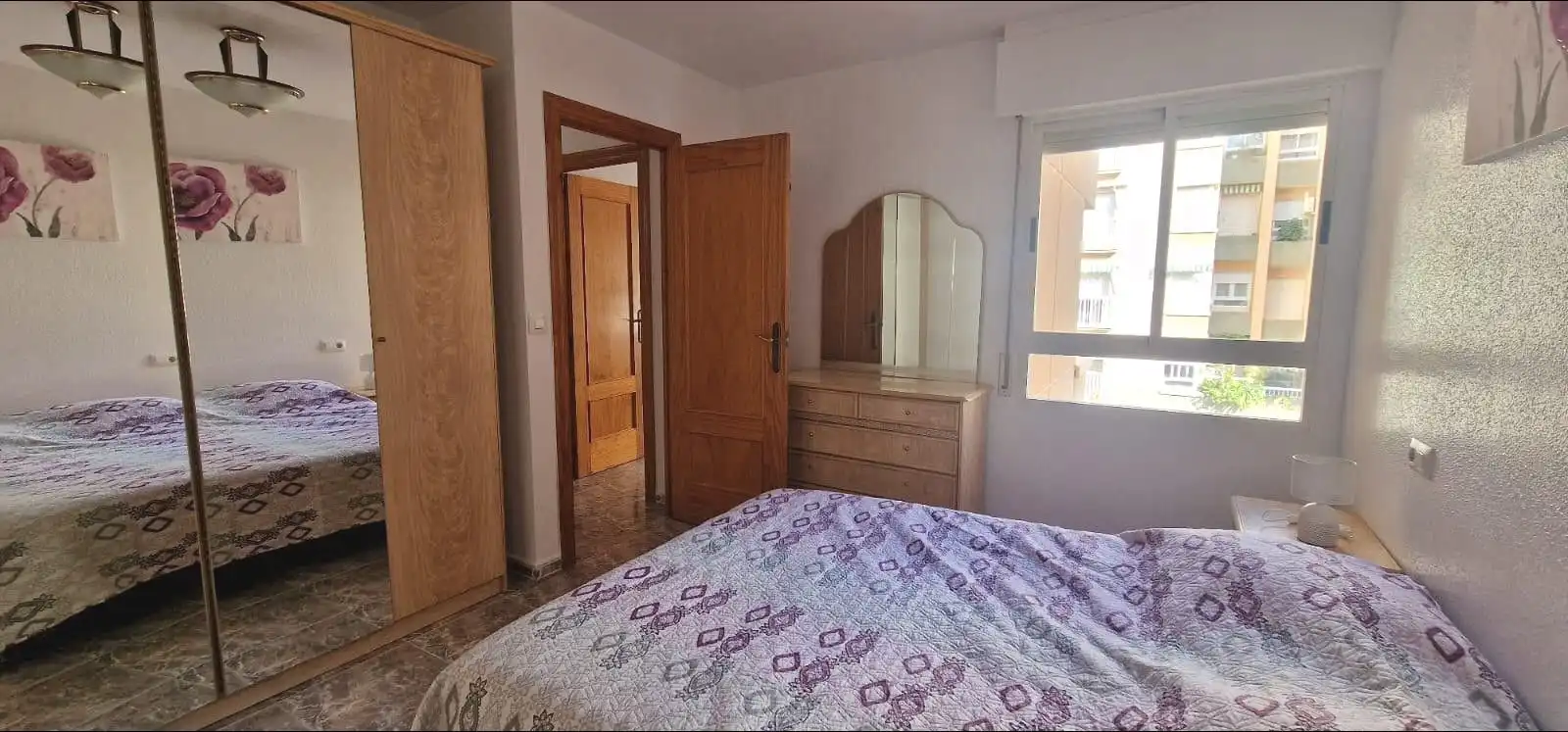 Bedroom of Flat for rent in Águilas  with Air Conditioner and Furnished