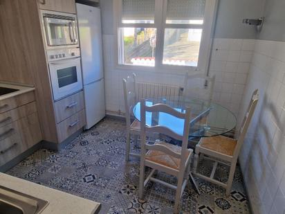 Kitchen of Flat for sale in Santiago de Compostela   with Heating, Private garden and Storage room