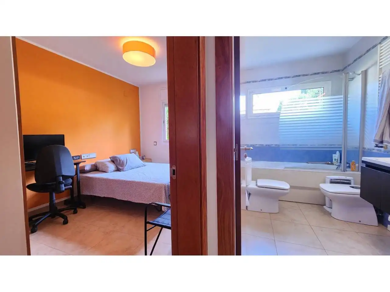 Bedroom of Houses for sale in Sabadell  with Air Conditioner, Heating and Private garden