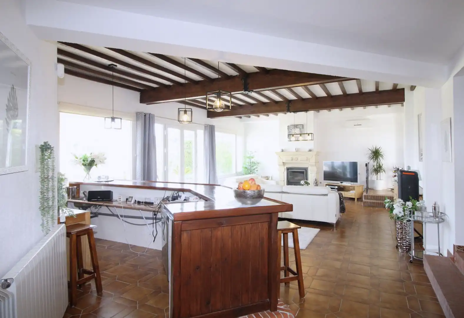 Living room of Houses for sale in Coín  with Air Conditioner, Heating and Private garden