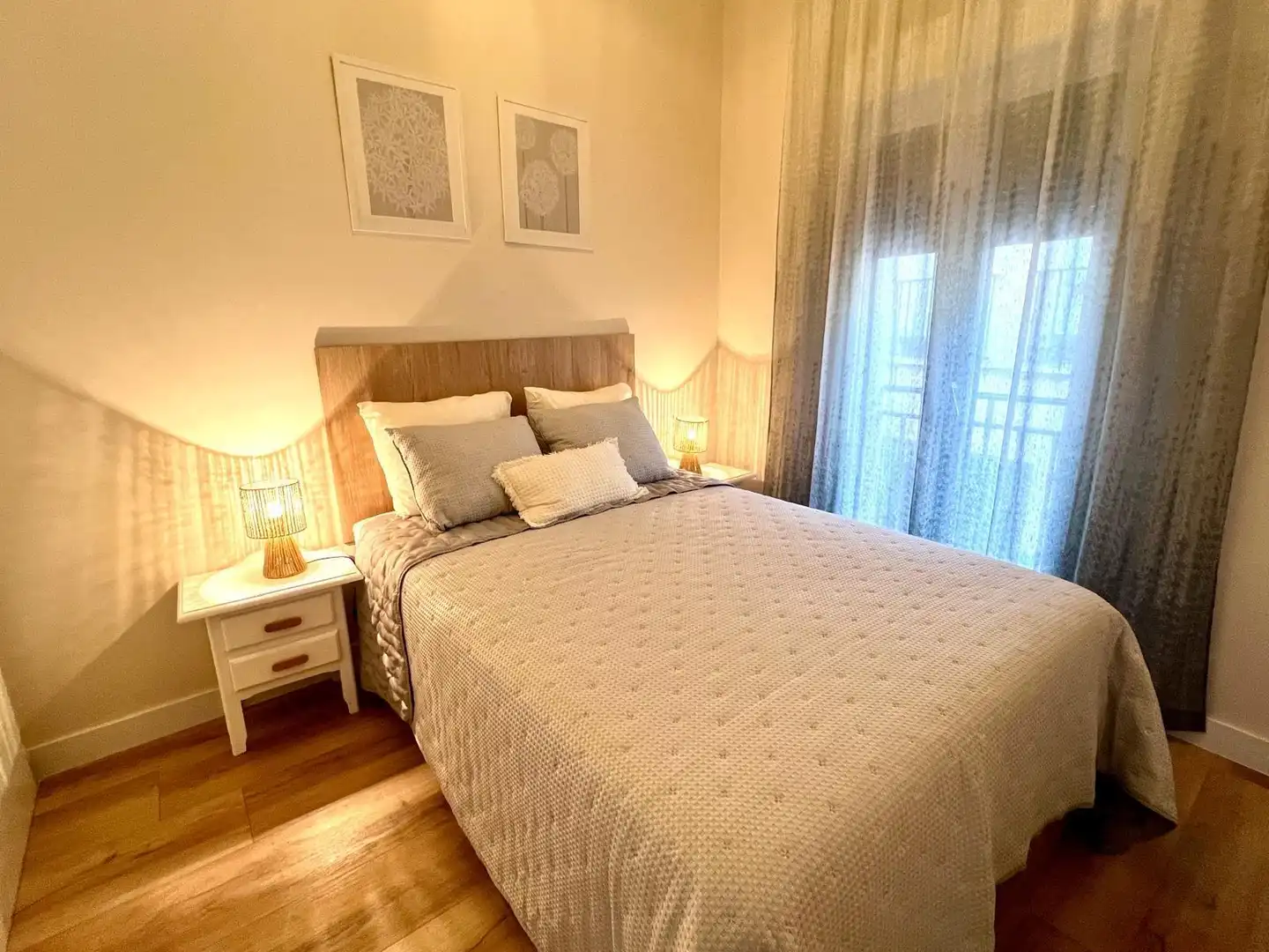 Bedroom of Houses for rent in Plasencia  with Air Conditioner, Furnished and Balcony