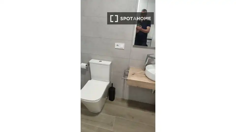 Baño de Piso de alquiler en Sagunto / Sagunt con Aire acondicionado, Calefacción y Amueblado