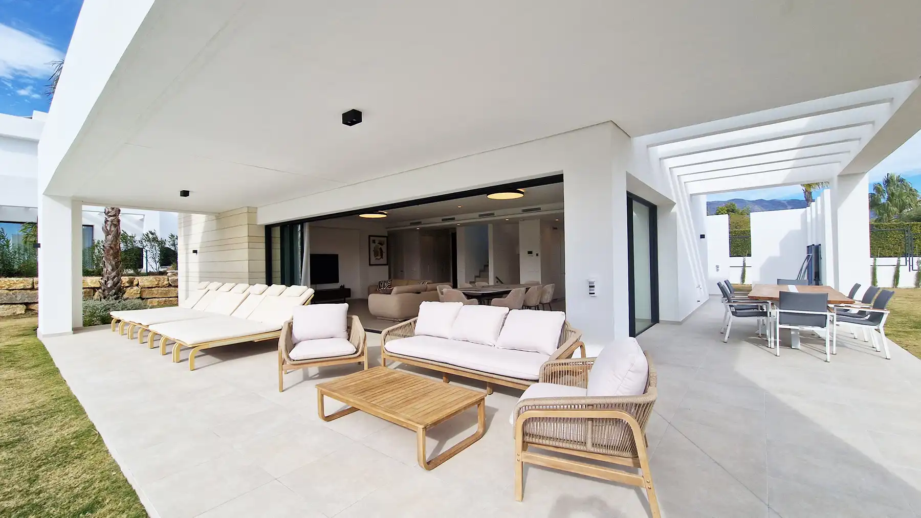 Terraza de Casa o chalet en venta en Mijas con Aire acondicionado, Jardín privado y Terraza