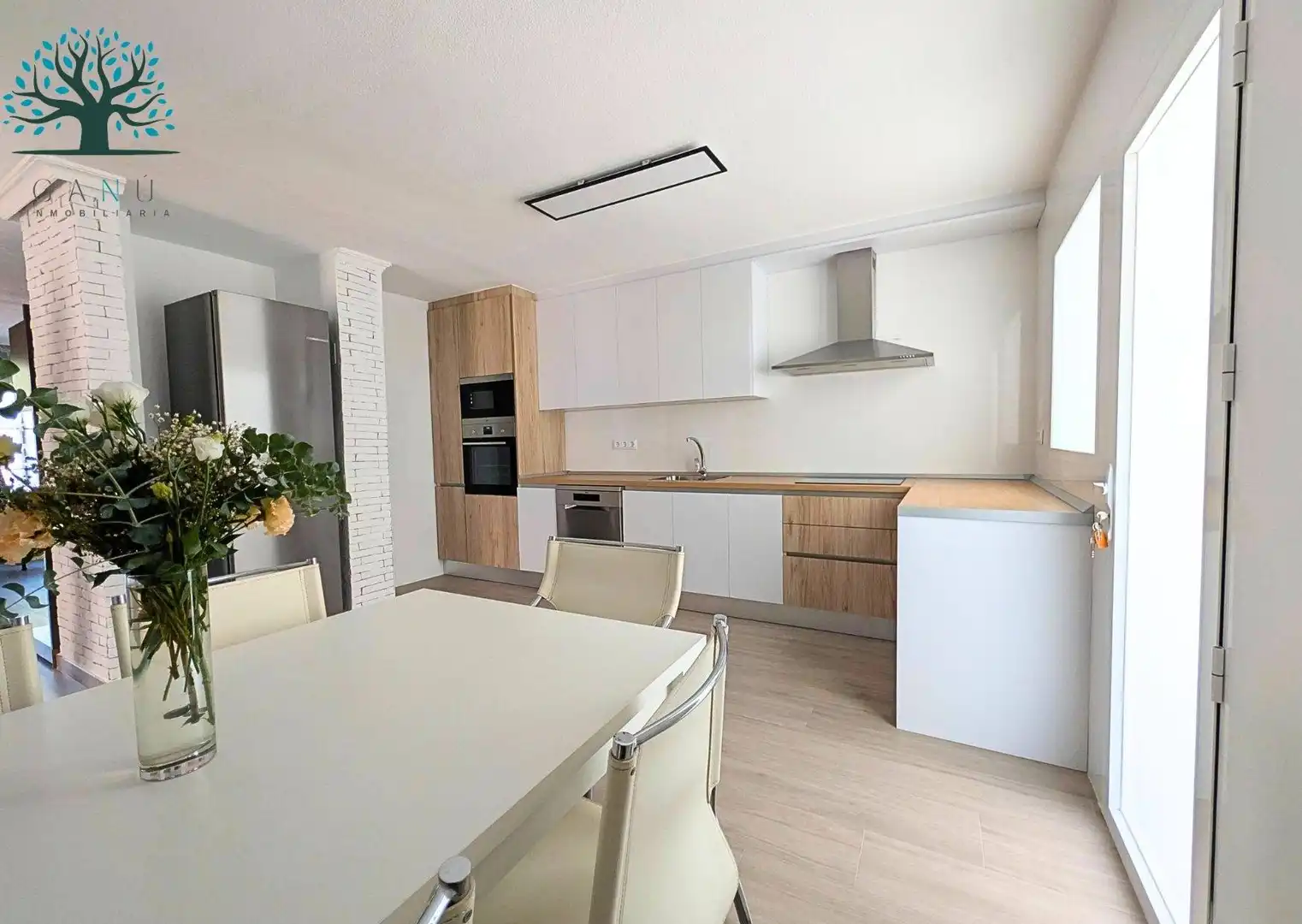 Küche von Maisonette zum Verkauf in Totana mit Klimaanlage, Privatgarten und Terrasse