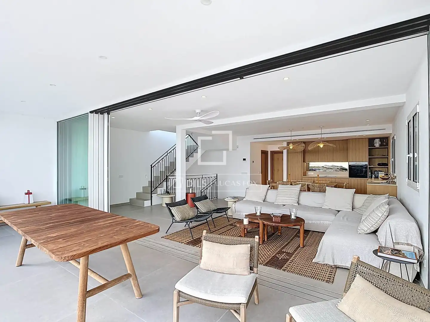 Sala de estar de Casa o chalet de alquiler en Ciutadella de Menorca con Aire acondicionado, Calefacción y Jardín privado
