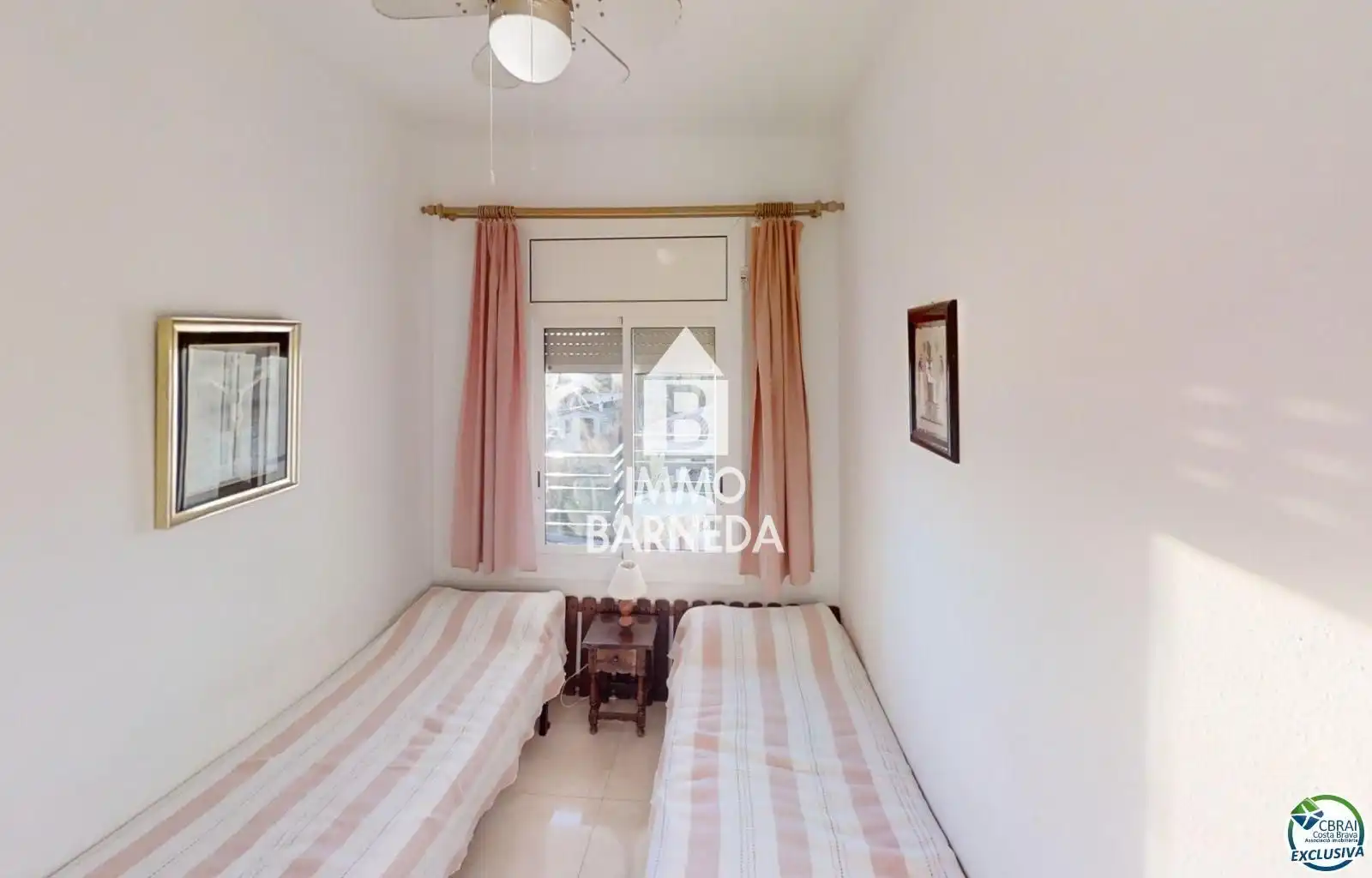 Bedroom of Flat for sale in Roses  with Heating, Terrace and Swimming Pool