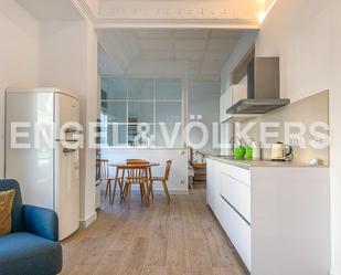 Kitchen of Apartment to rent in  Valencia Capital  with Air Conditioner, Heating and Furnished