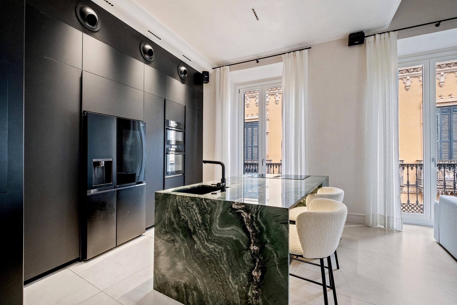 Kitchen of Flat for sale in Málaga Capital  with Air Conditioner, Balcony and Alarm