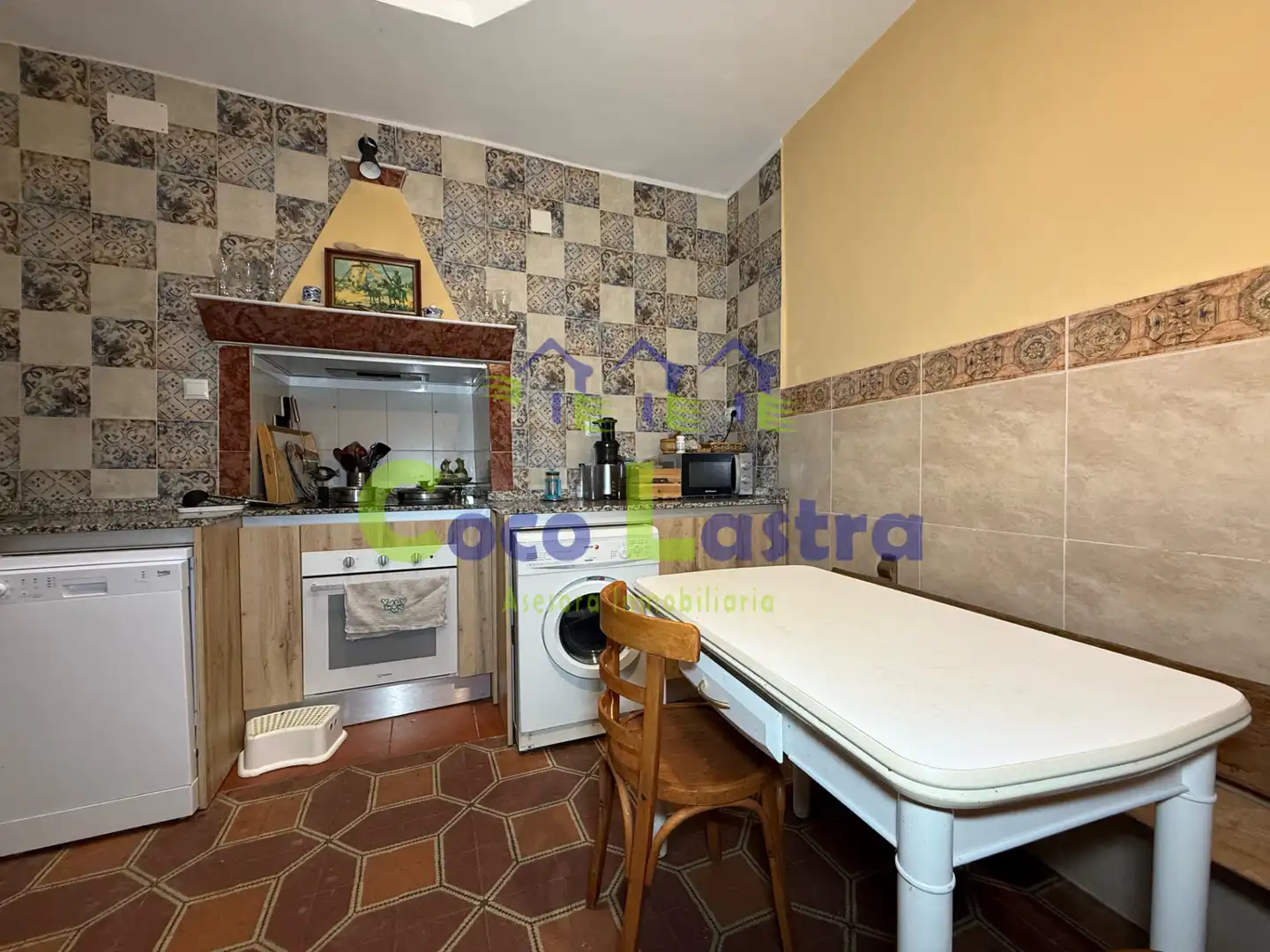 Cocina de Finca rústica en venta en Peñarandilla con Parquet, Terraza y Horno