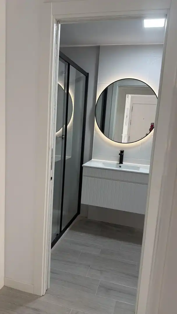 Baño de Ático de alquiler en Murcia con Aire acondicionado, Calefacción y Jardín privado