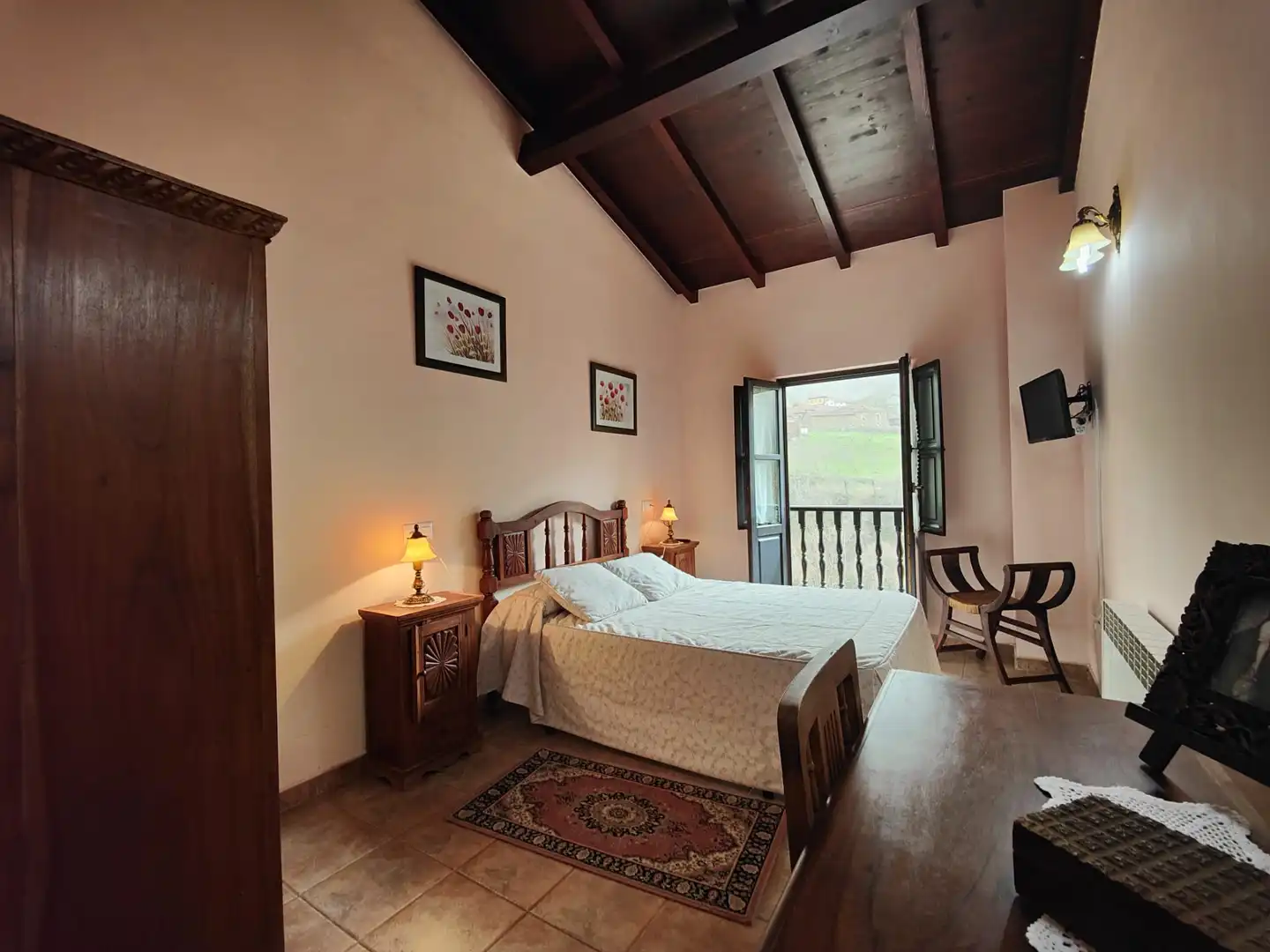 Habitación de Casa o chalet en venta en Quirós con Jardín privado, Amueblado y Balcón