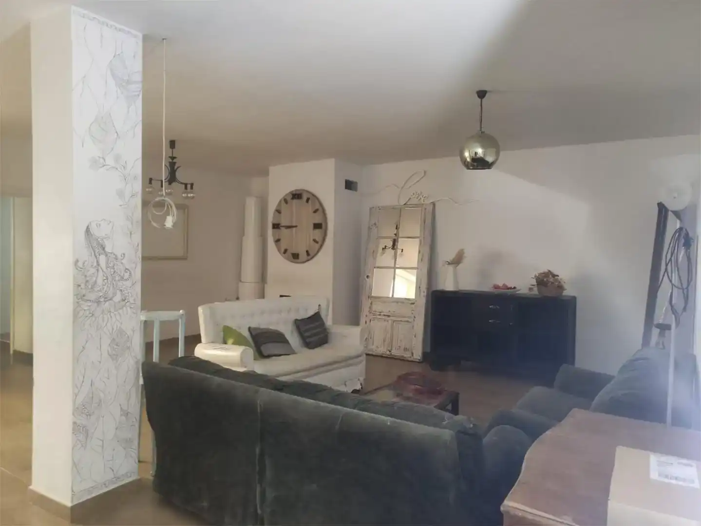 Sala d'estar de Casa adosada en venda en Campanario, Badajoz