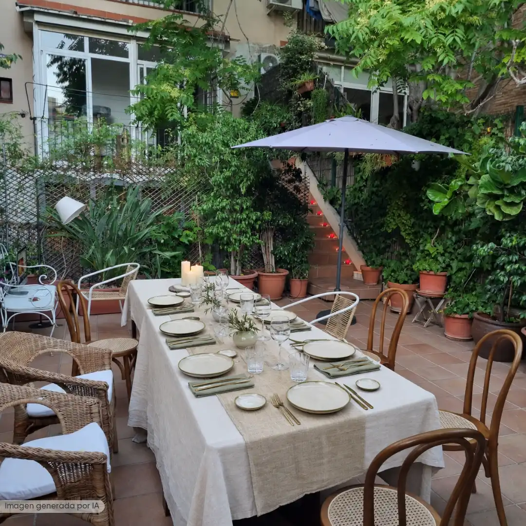 Piso con terraza en venta en Gràcia