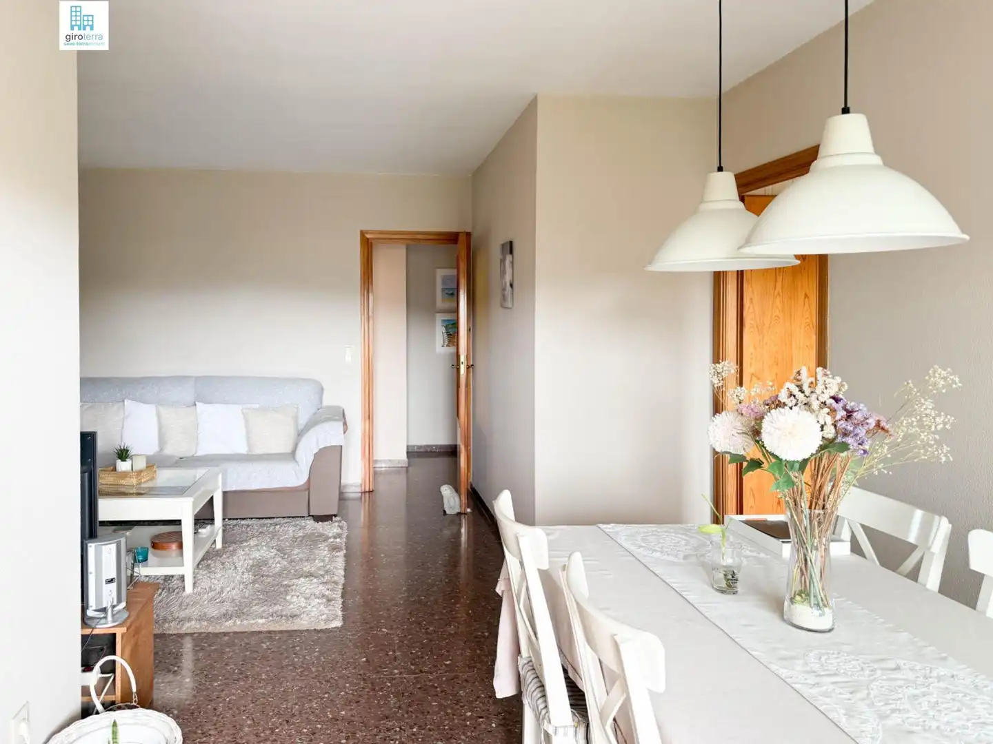 Wohnzimmer von Dachboden zum Verkauf in Blanes mit Terrasse