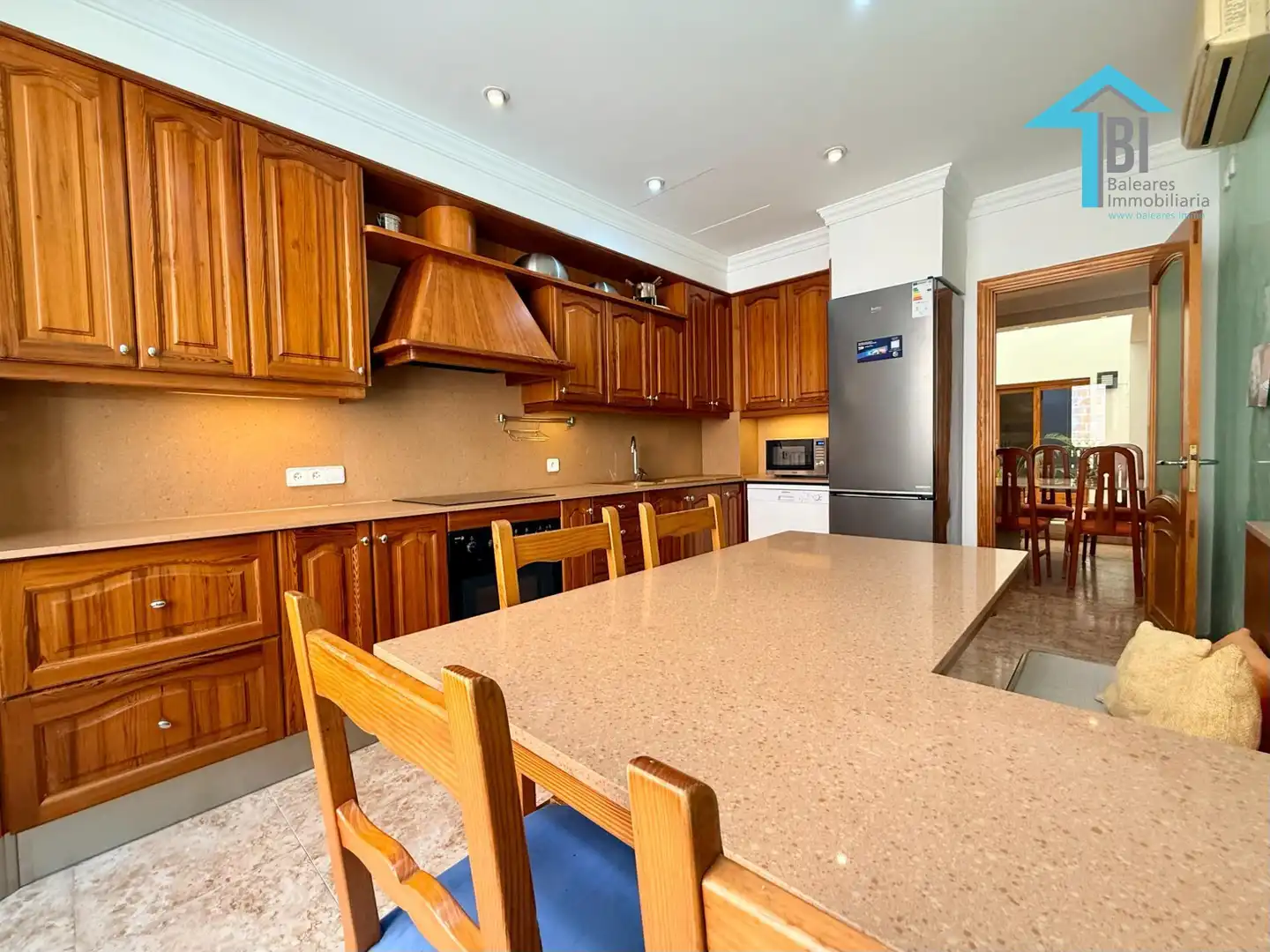 Cocina de Apartamento de alquiler en Felanitx con Aire acondicionado, Jardín privado y Terraza