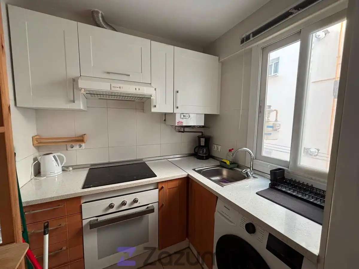 Küche von Wohnung zur Miete in Zaragoza mit Heizung, Möbliert und Ofen