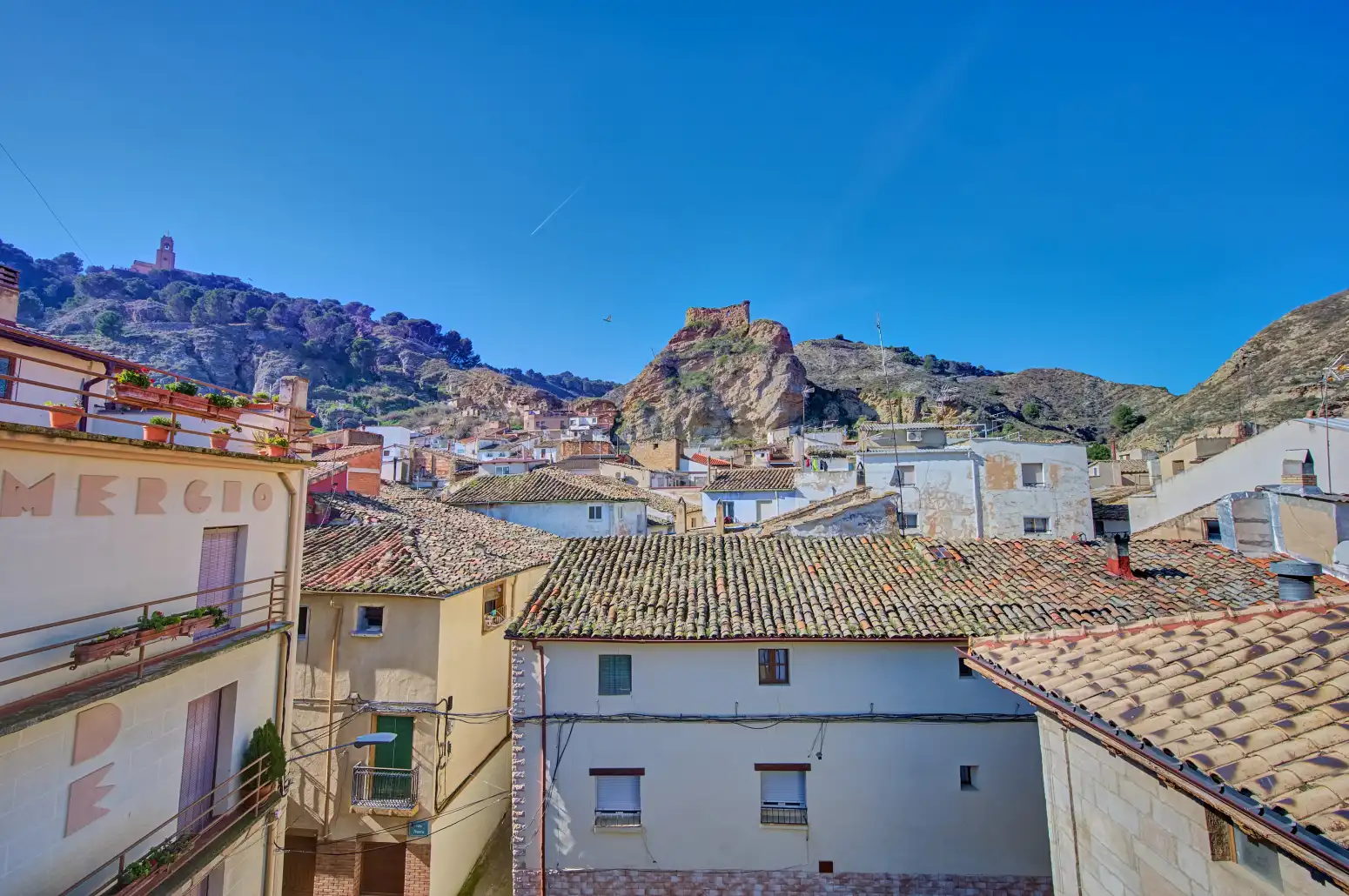 Vista exterior de Casa o chalet en venta en Falces con Calefacción, Parquet y Terraza