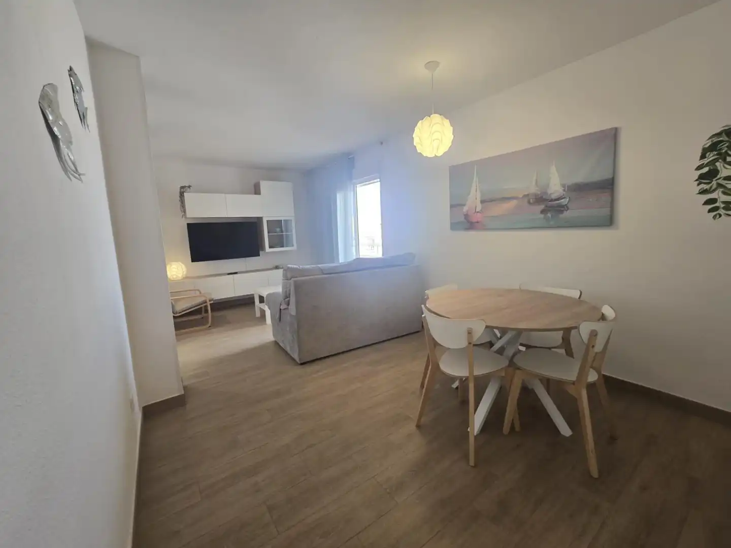 Wohnzimmer von Wohnung zur Miete in Torremolinos mit Klimaanlage, Terrasse und Möbliert
