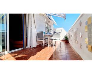 Terrace of Attic for sale in Roquetas de Mar  with Air Conditioner, Heating and Private garden