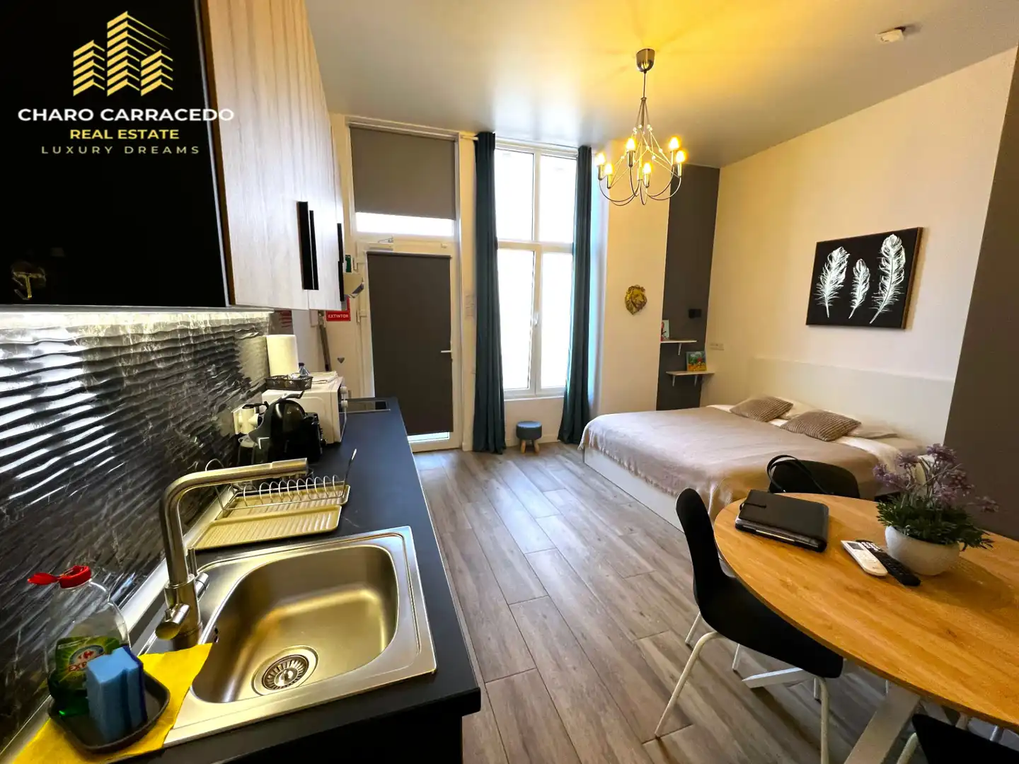Habitación de Apartamento en venta en Valencia con Aire acondicionado, Amueblado y Lavadora
