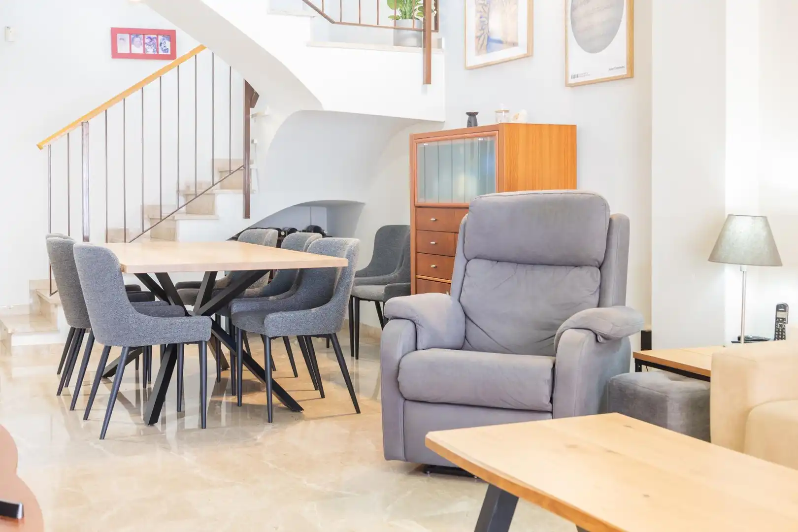 Esszimmer von Dachboden zum Verkauf in Foios mit Klimaanlage, Heizung und Terrasse