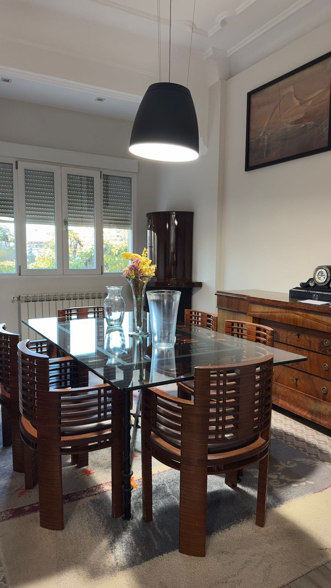 Dining room of Flat to rent in  Valencia Capital  with Storage room