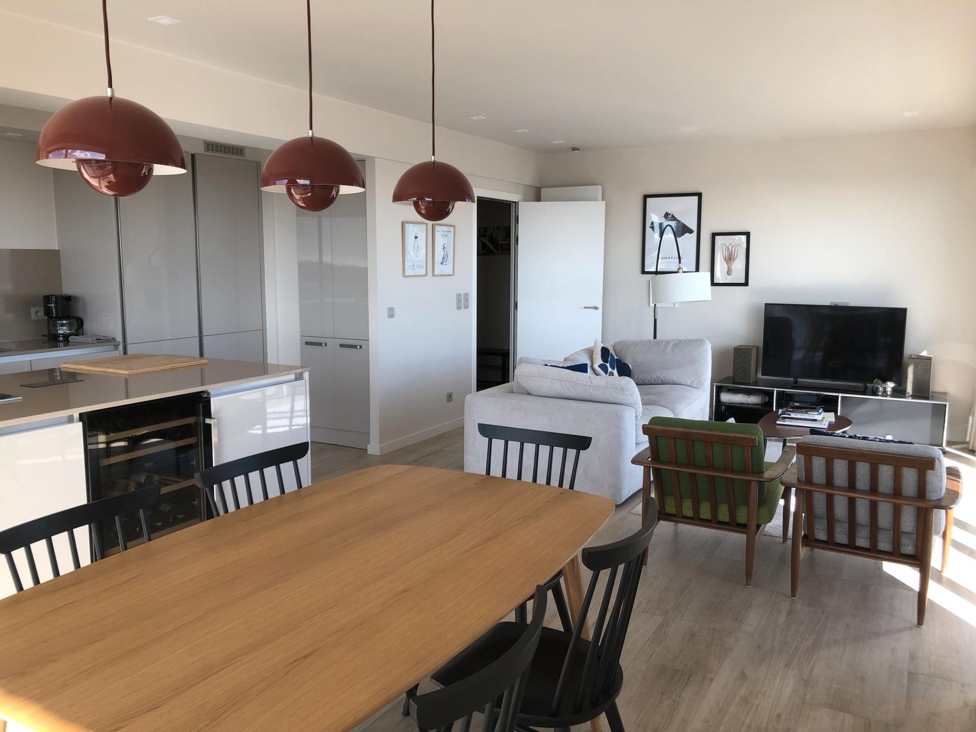 Menjador de Pis de lloguer en Pontevedra Capital  amb Moblat i Es permeten mascotes