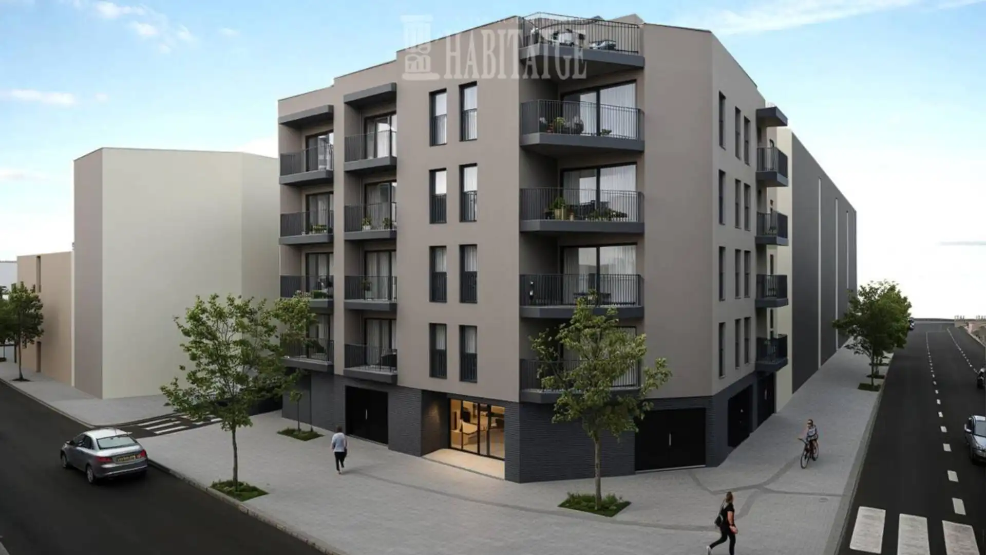 Vista exterior de Pis en venda en Vic amb Balcó