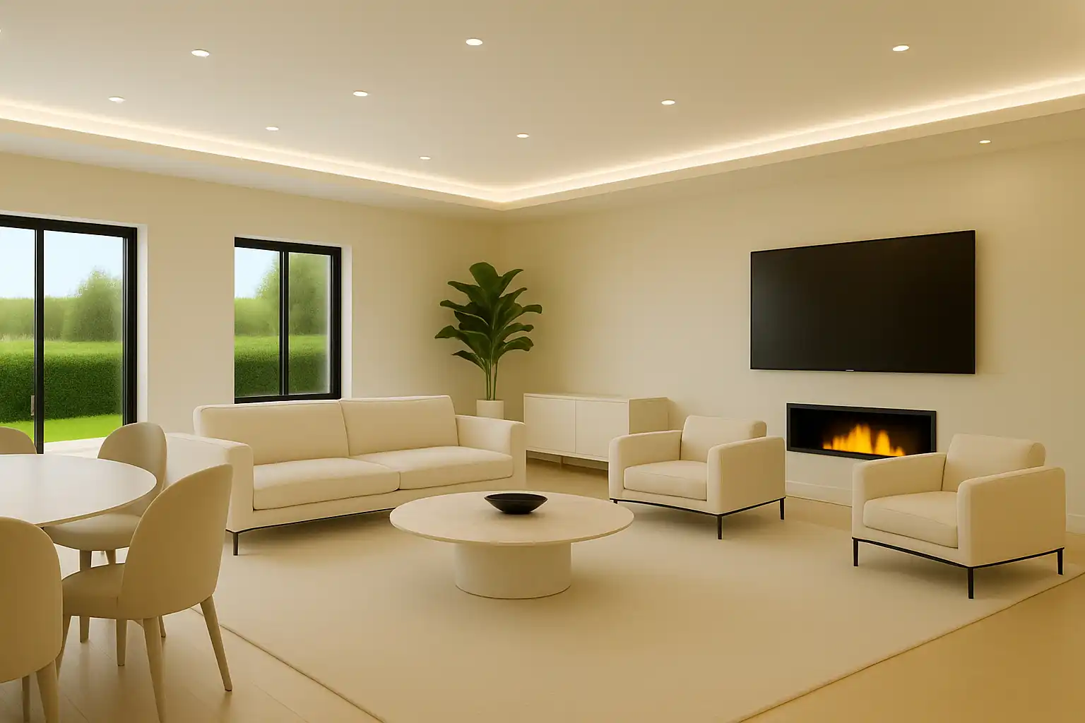 Sala de estar de Piso en venta en Bellpuig con Aire acondicionado, Calefacción y Jardín privado