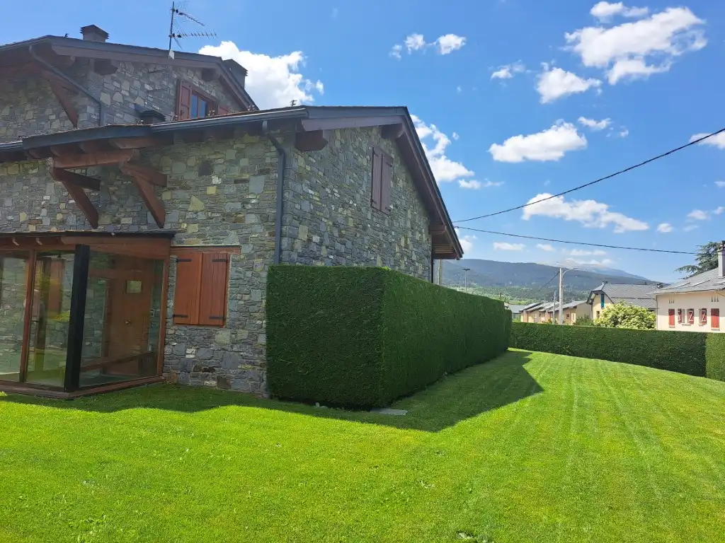 Garten von Haus oder Chalet zur Miete in Osséja mit Heizung, Privatgarten und Möbliert