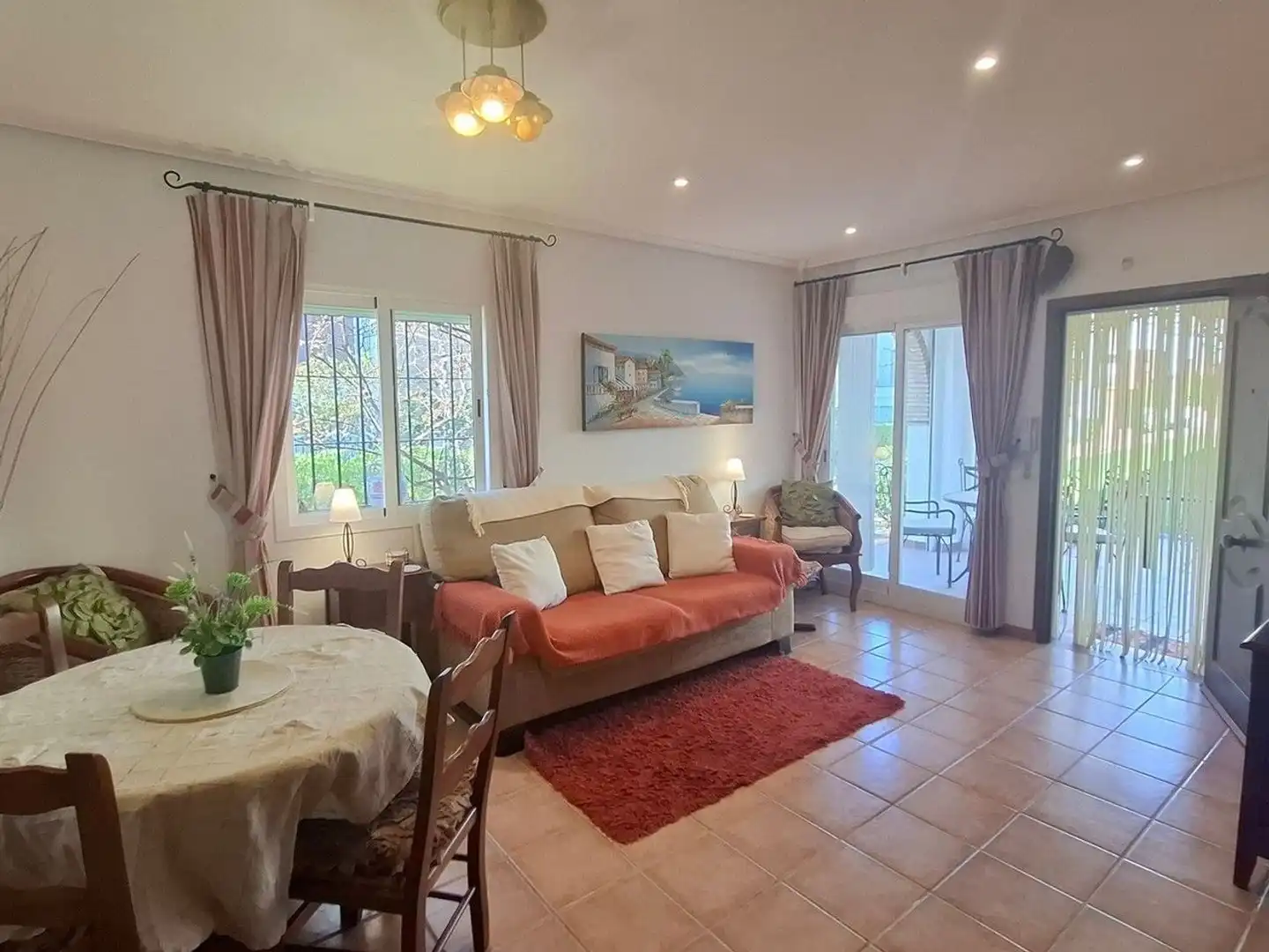 Living room of Detached homes for sale in Vera  with Air Conditioner, Terrace and Storage room
