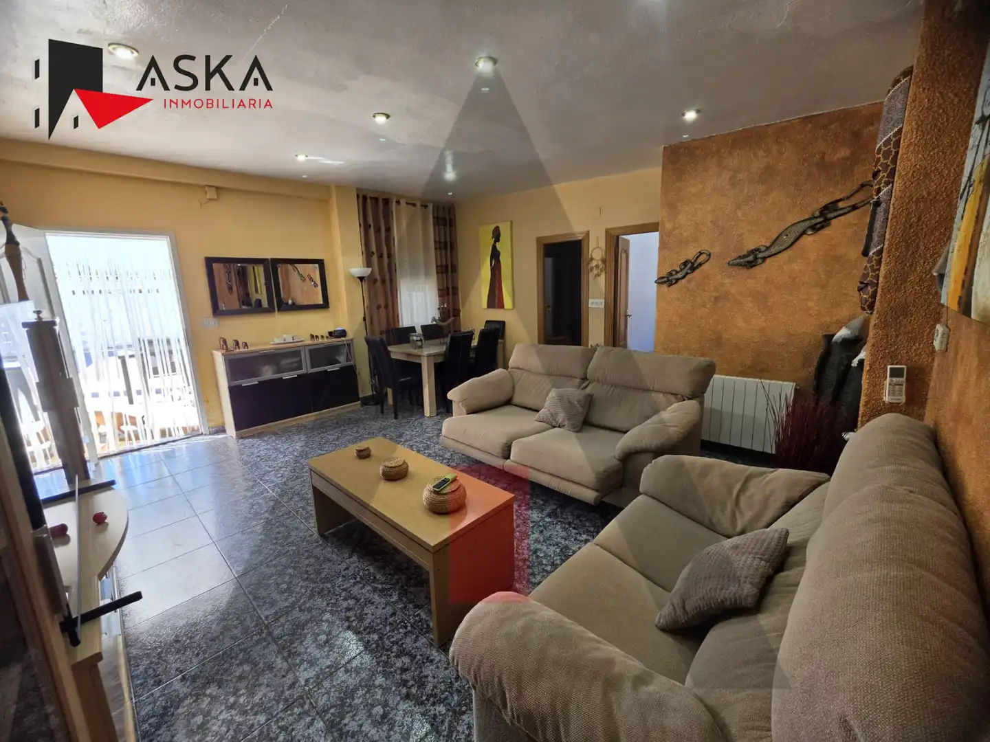 Wohnzimmer von Haus oder Chalet zum Verkauf in Torrent mit Klimaanlage, Terrasse und Schwimmbad