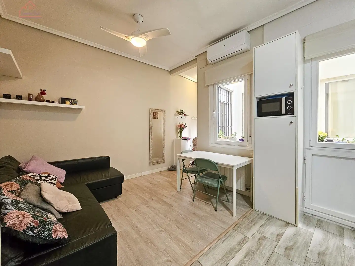 Sala de estar de Piso de alquiler en Madrid con Aire acondicionado, Calefacción y Amueblado