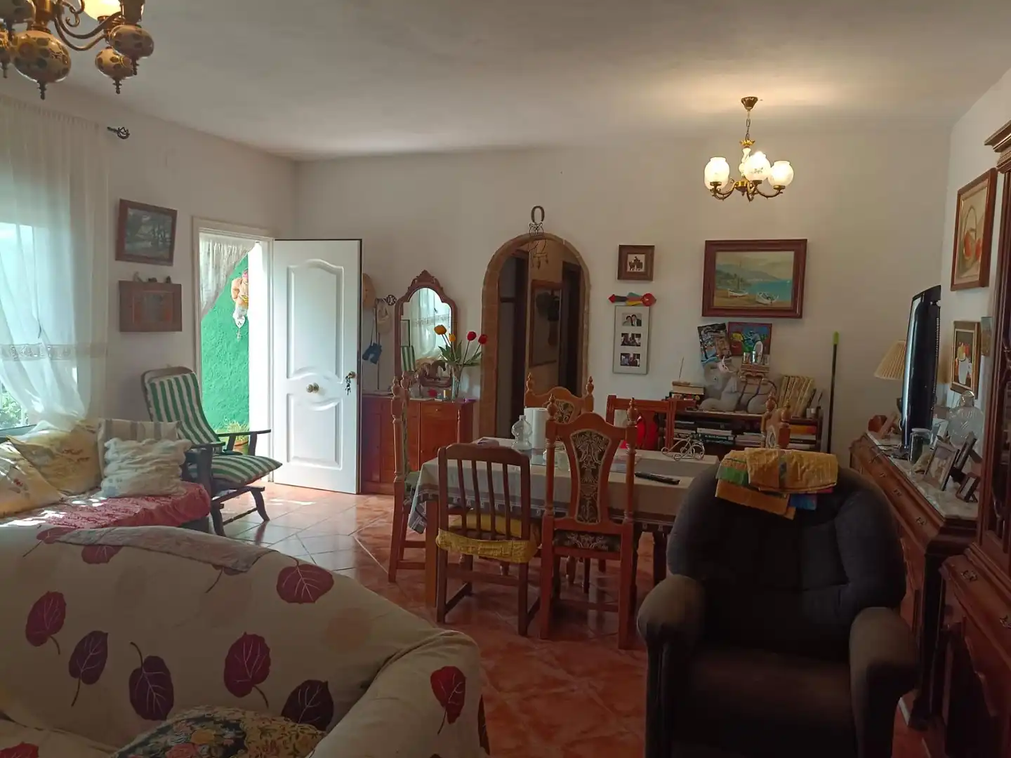 Wohnzimmer von Country house zum Verkauf in Málaga mit Terrasse