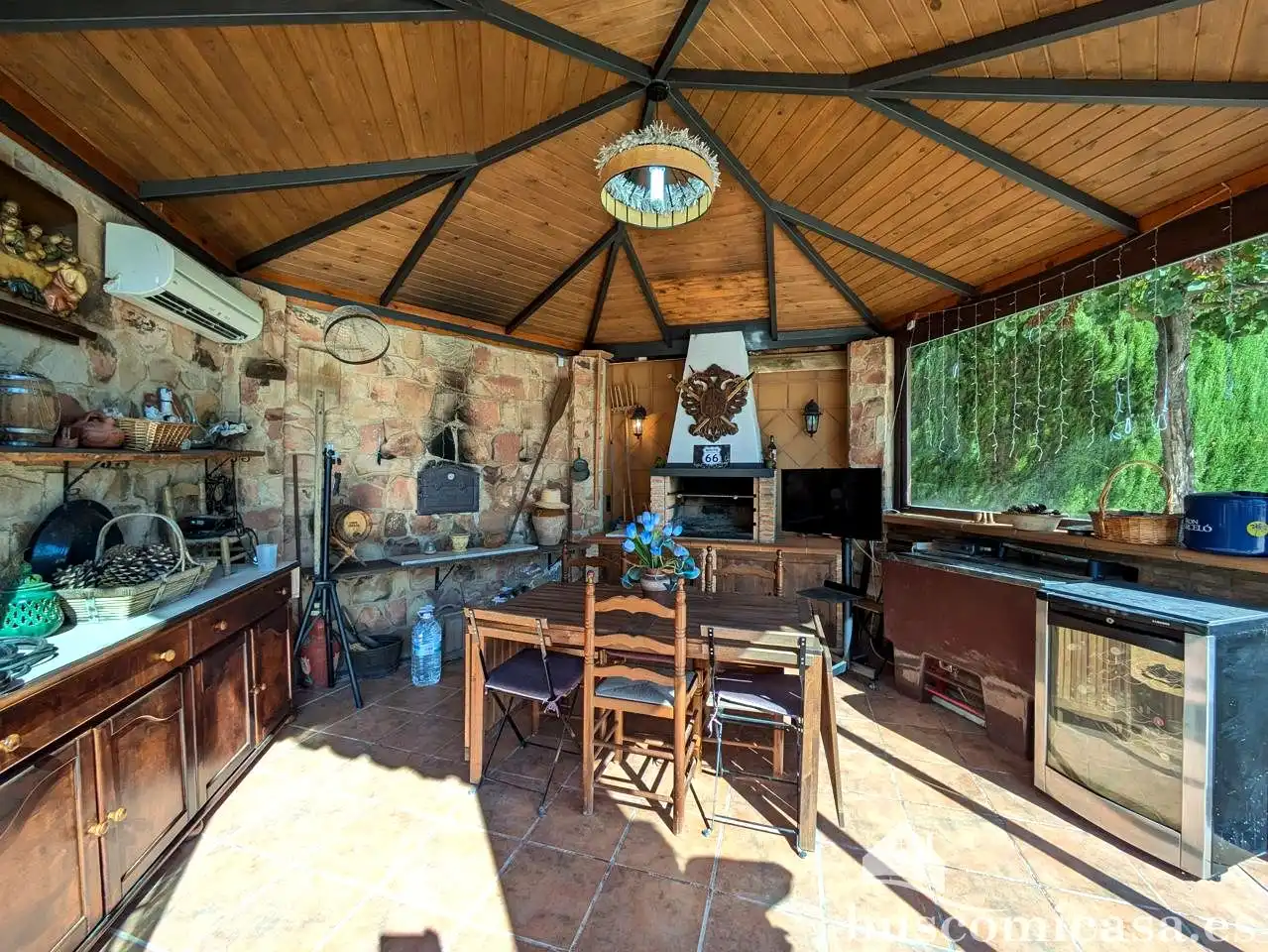 Terraza de Finca rústica en venta en Linares con Aire acondicionado, Calefacción y Jardín privado