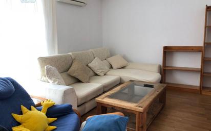 Living room of Flat to rent in  Madrid Capital  with Air Conditioner and Terrace