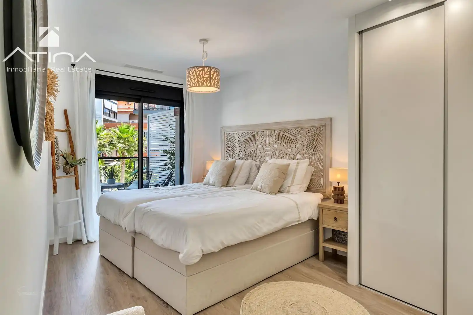 Dormitori de Apartament en venda en Jávea / Xàbia amb Aire condicionat, Jardí privat i Terrassa
