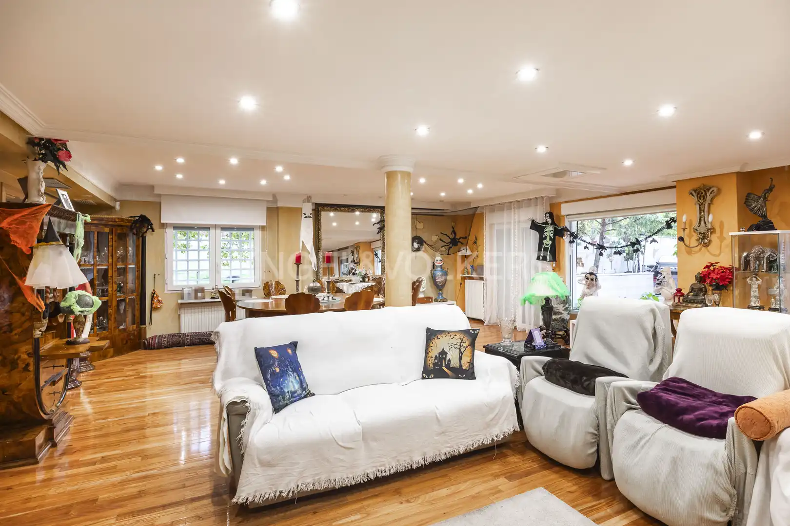 Sala de estar de Casa o chalet en venta en Madrid con Aire acondicionado, Calefacción y Jardín privado
