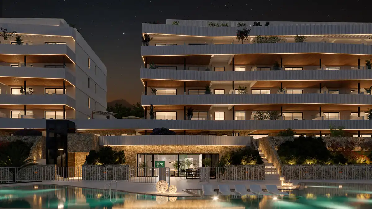 Vista exterior de Apartamento en venta en Mijas con Aire acondicionado, Calefacción y Jardín privado