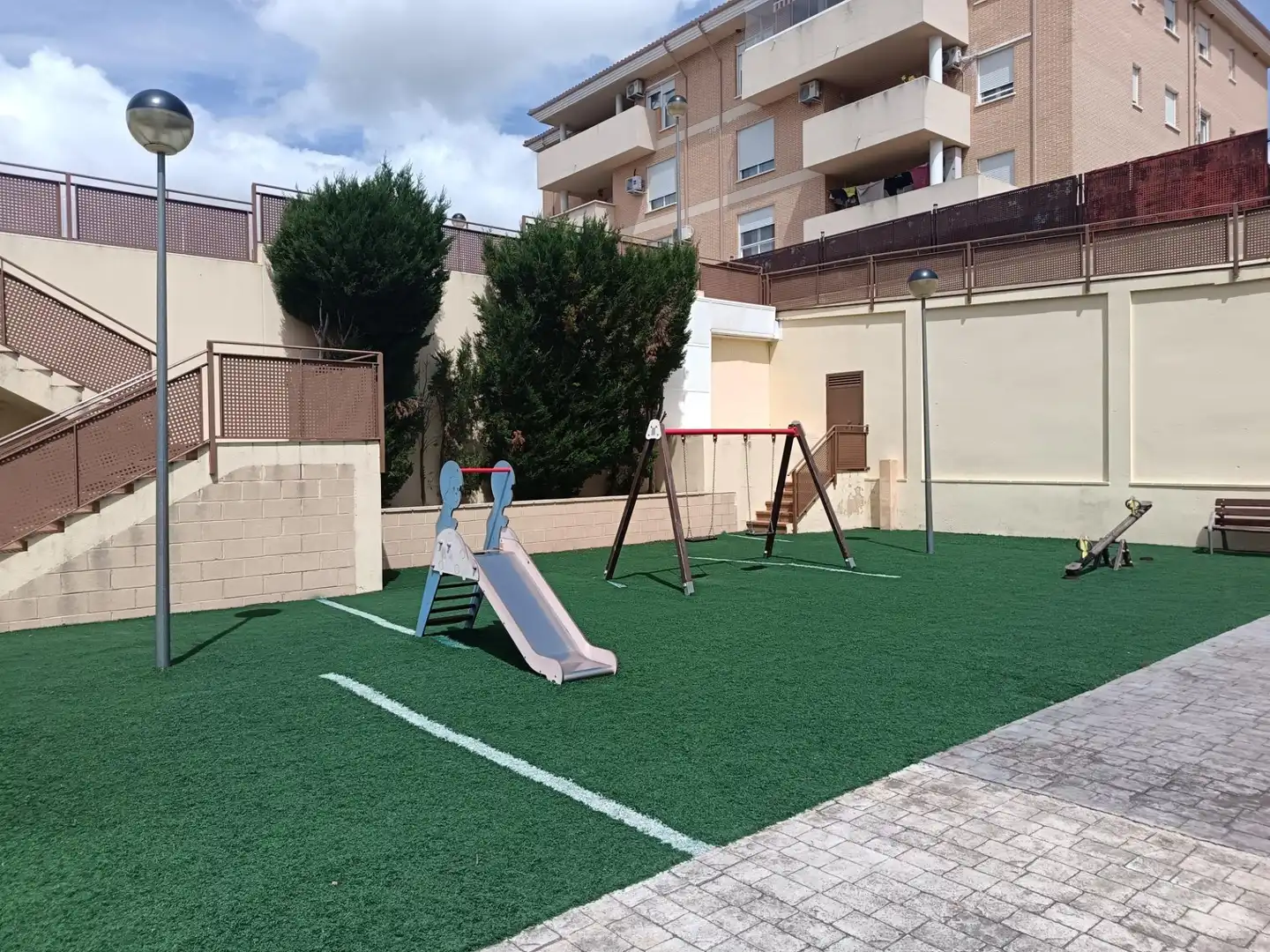 Parking of Flat for sale in Argamasilla de Calatrava  with Heating, Private garden and Terrace