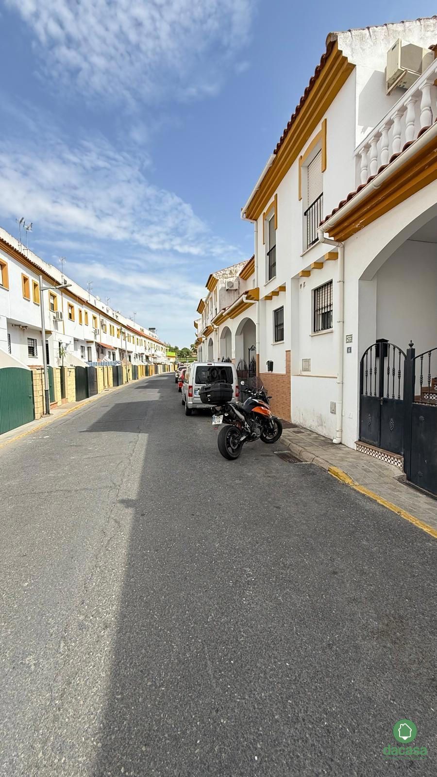 Exterior view of Single-family semi-detached for sale in Aljaraque  with Air Conditioner and Terrace