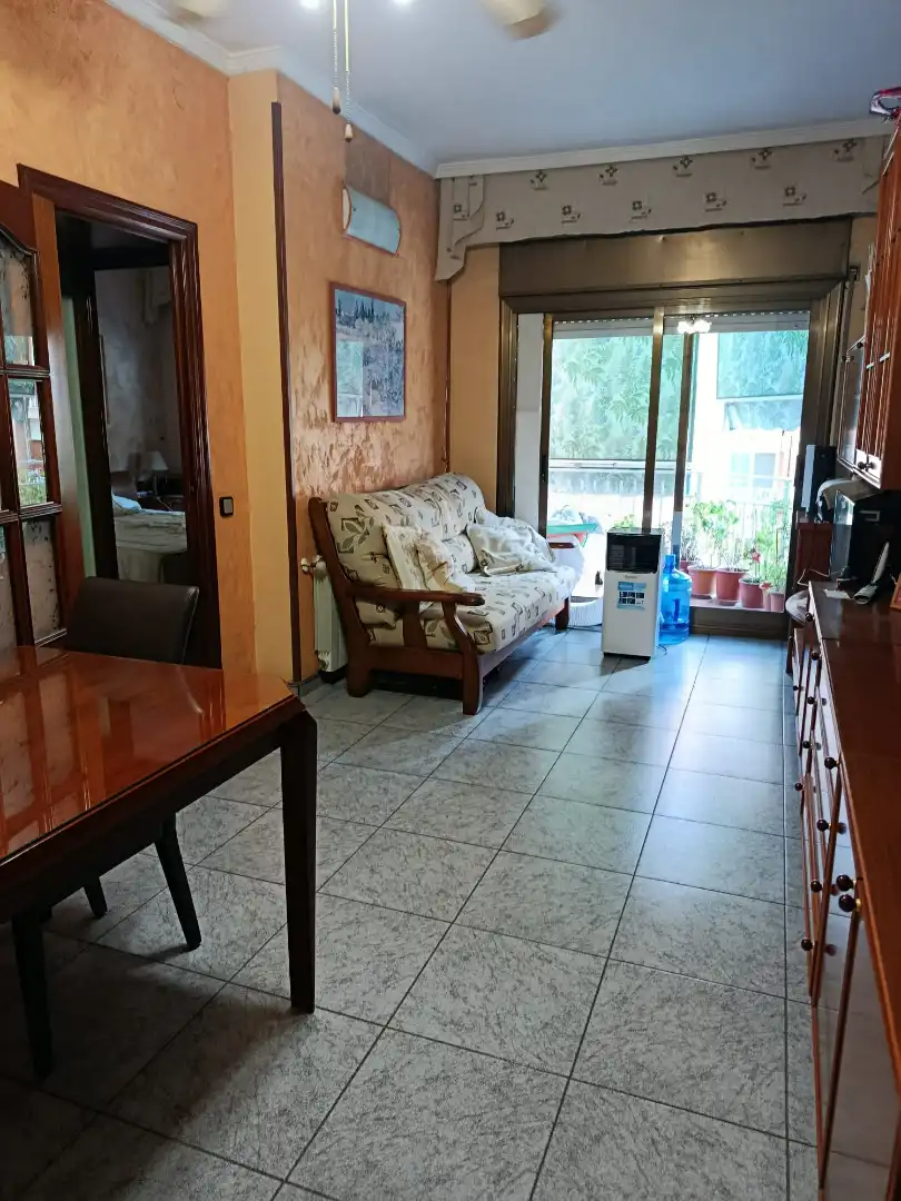 Sala de estar de Piso en venta en Badalona con Calefacción y Balcón