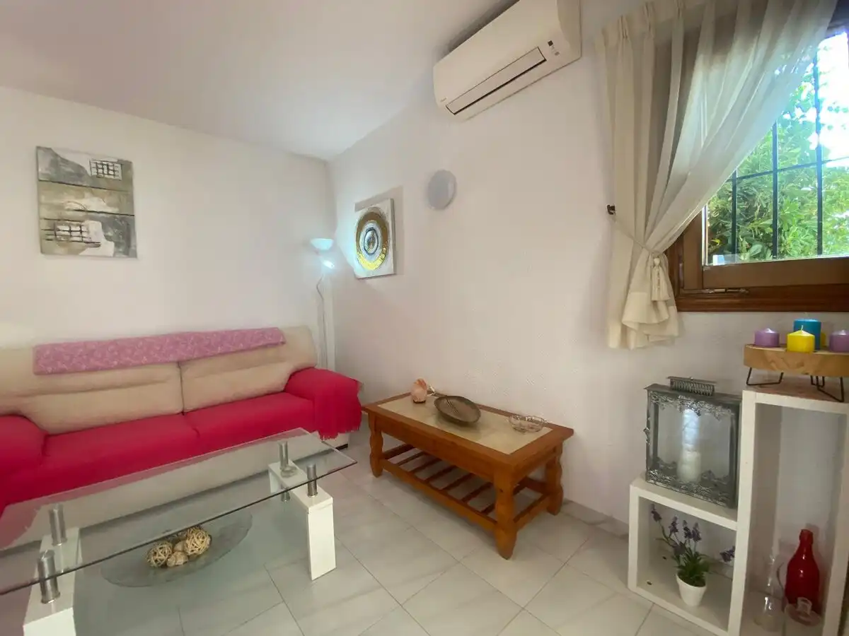 Sala d'estar de Apartament de lloguer en Dénia amb Aire condicionat, Calefacció i Terrassa