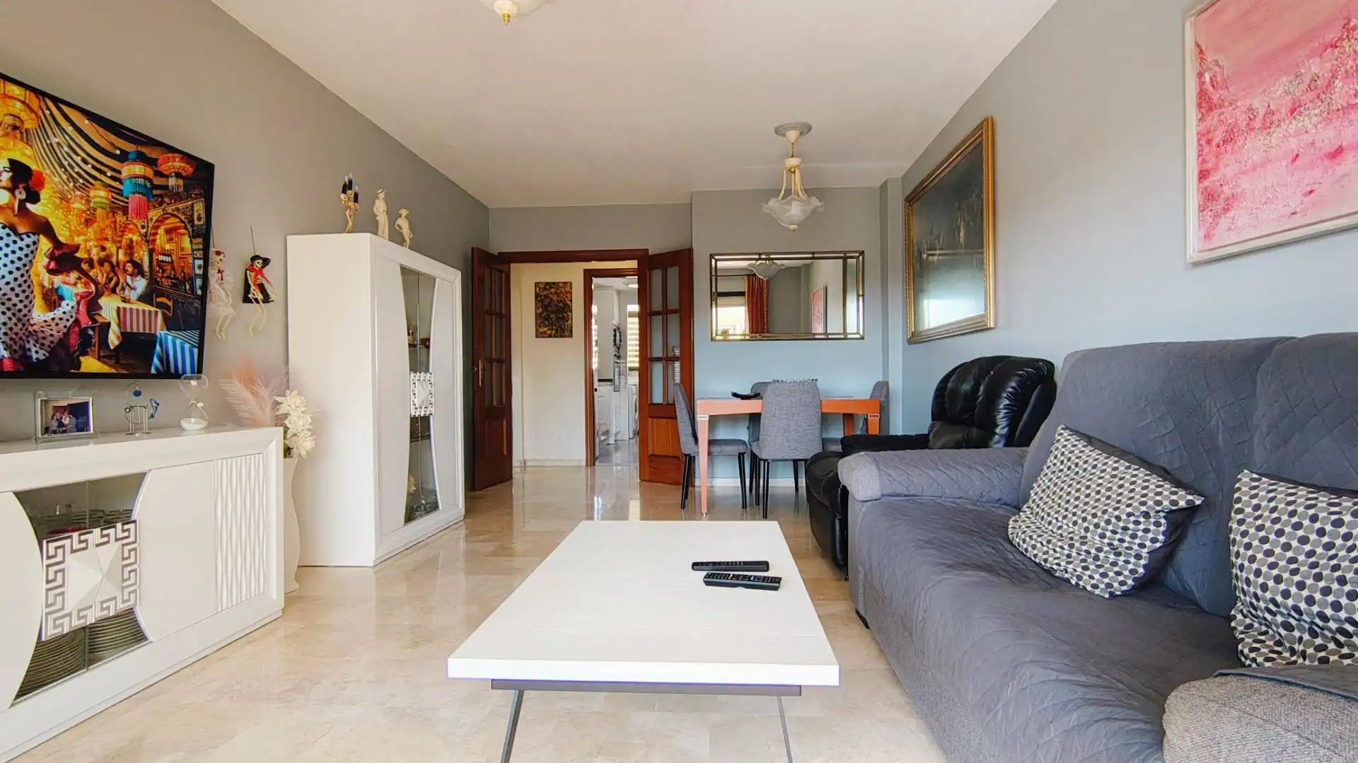Sala de estar de Apartamento en venta en Marbella con Aire acondicionado, Terraza y Trastero